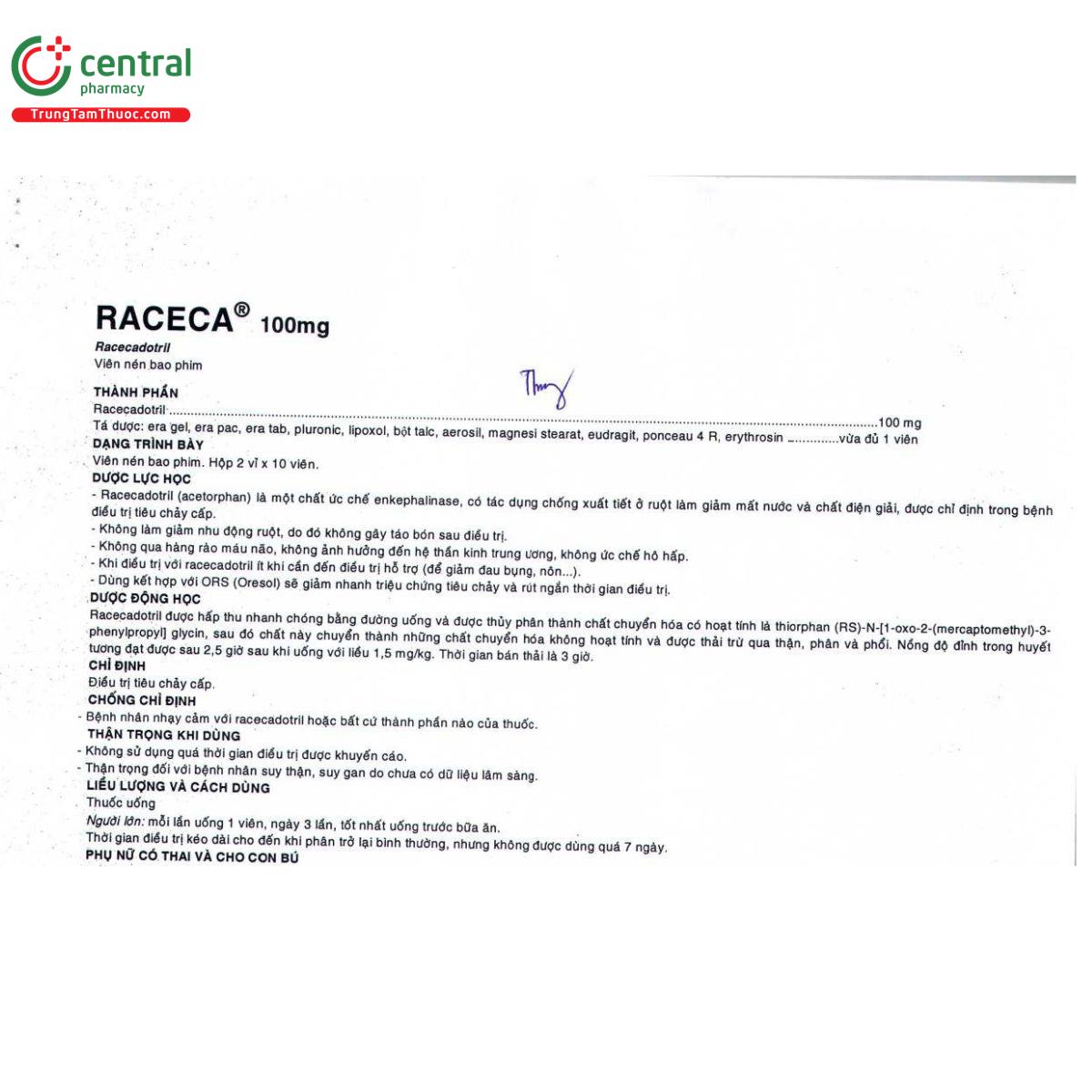raceca 100mg 5 O5246
