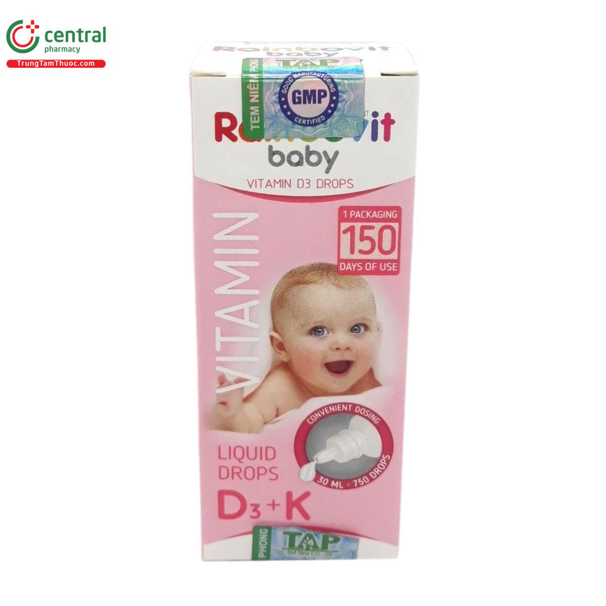 rainbovit baby vitamin d3 k 4 U8034 rainbovit baby vitamin d3 k 4 U8034