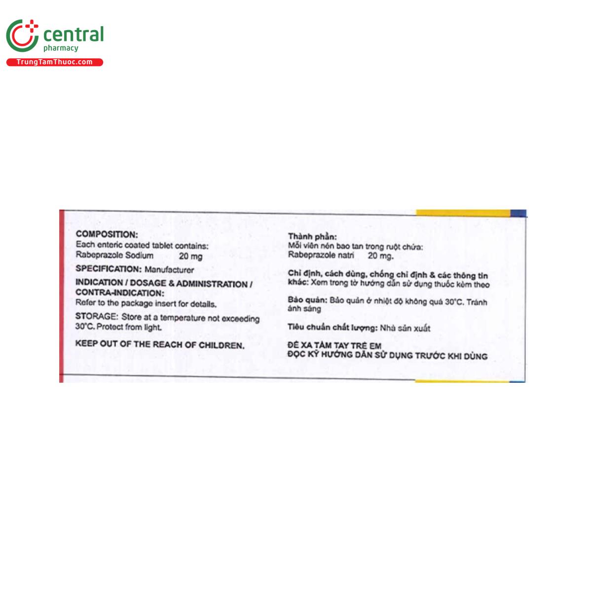 ramprazole 20mg 2 V8536