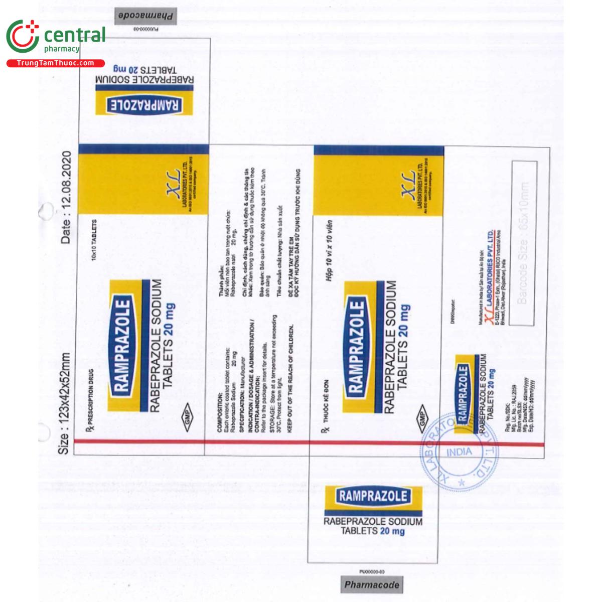 ramprazole 20mg 3 O6800