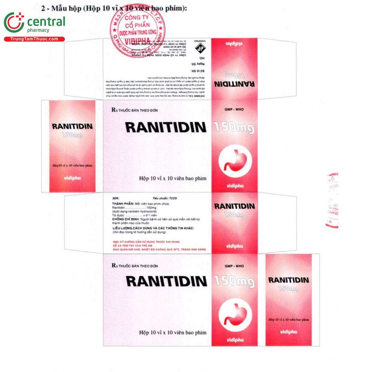 ranitidin 150mg vidipha 3 P6670 ranitidin 150mg vidipha 3 P6670
