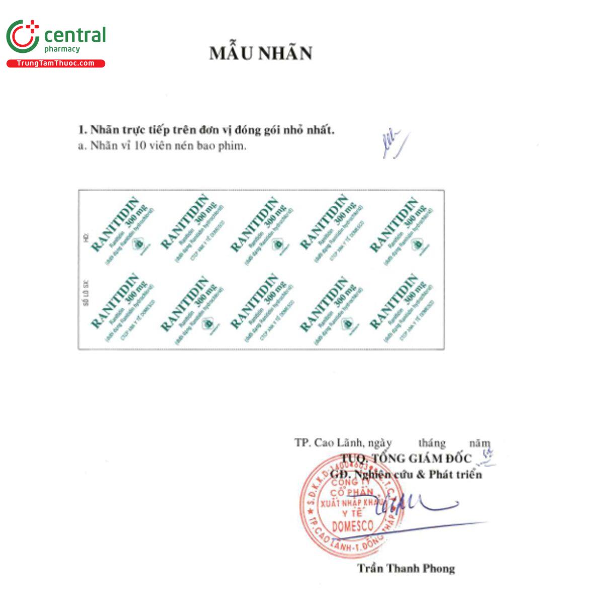 ranitidin 300mg domesco 4 B0010 ranitidin 300mg domesco 4 B0010