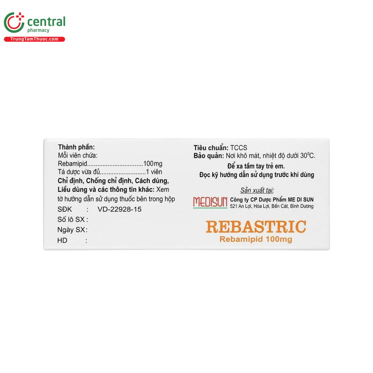 rebastric 100mg 3 O5562