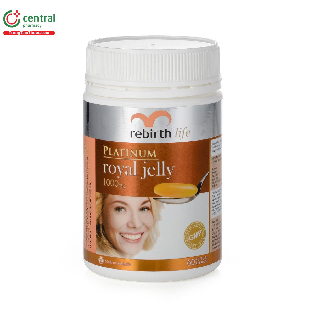 rebirth life platinum royal jelly 1000mg 5 Q6571
