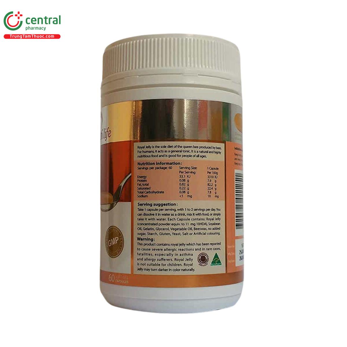 rebirth life platinum royal jelly 1000mg 6 R7557