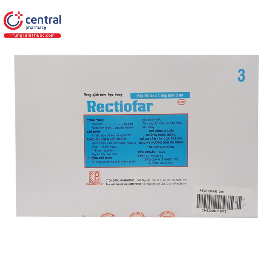 rectiofar 3ml 1 N5214