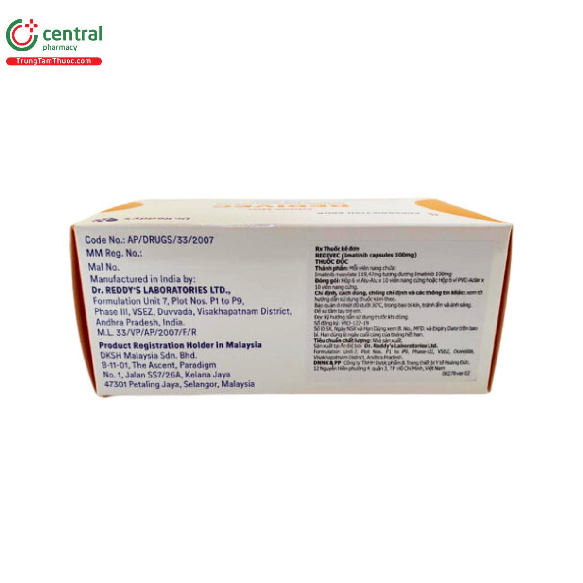 redivec 100mg 3 H2762