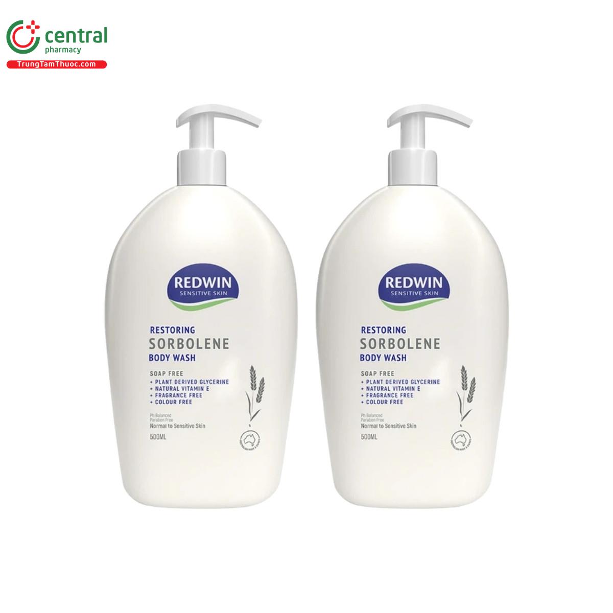 redwin restoring sorbolene body wash 3 D1840