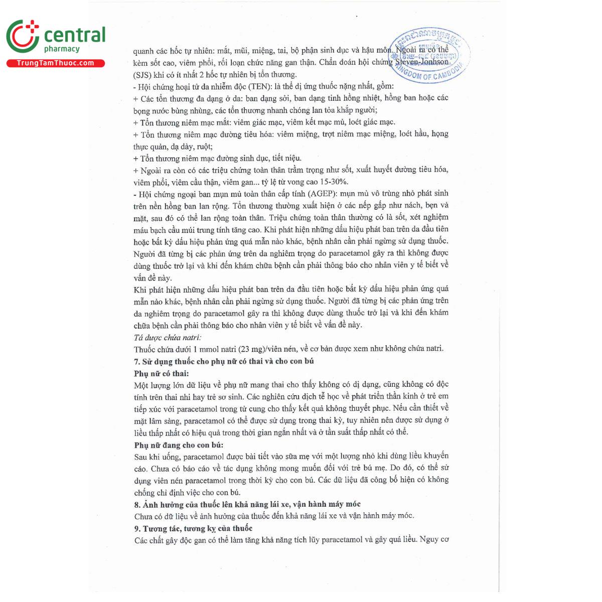 regamol 500mg 6 K4646