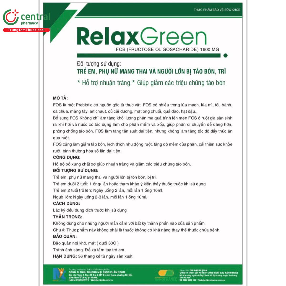 relaxgreen 10 G2086 relaxgreen 10 G2086