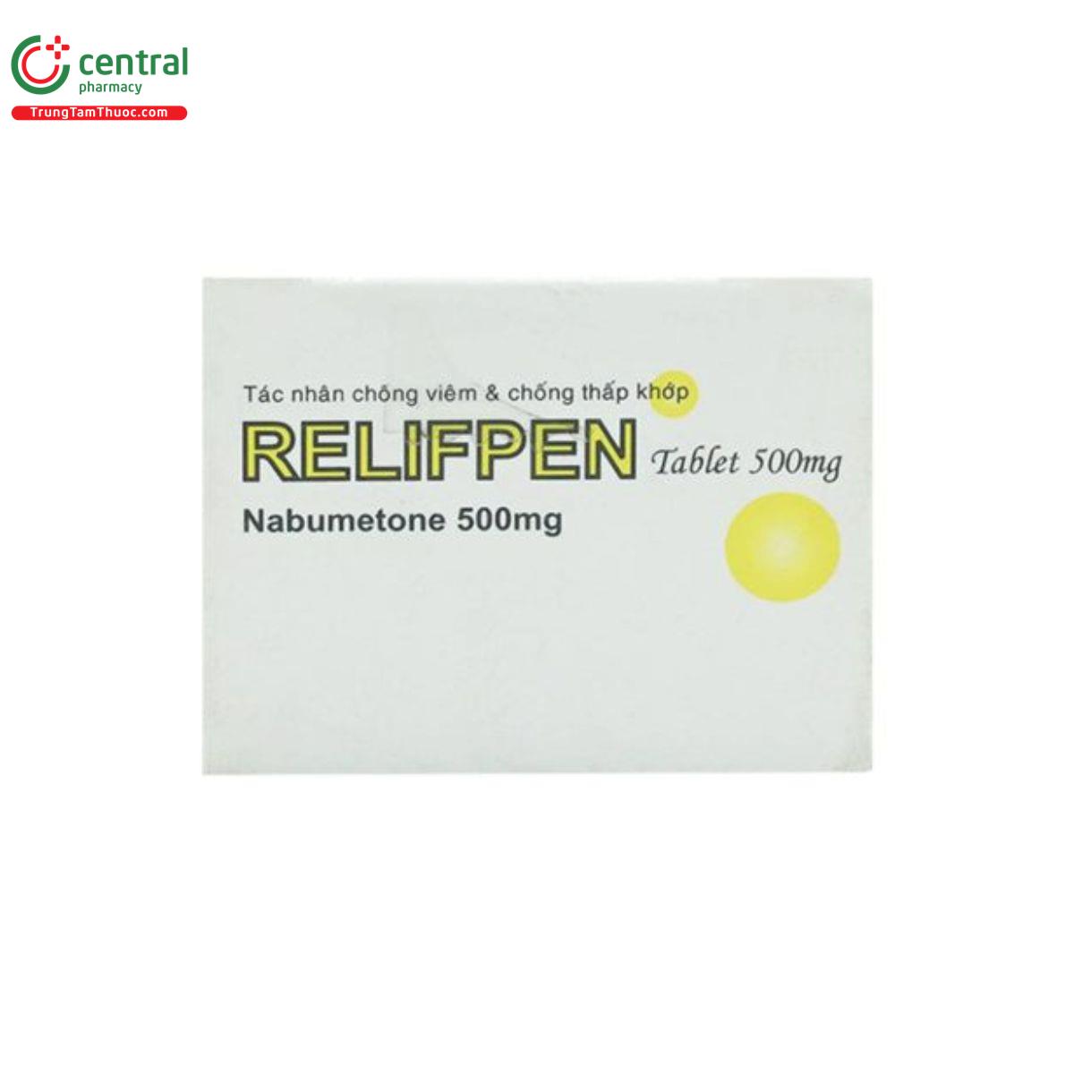 relifpen tablet 500mg 5 I3643