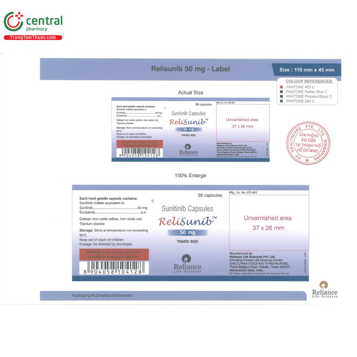 relisunib 50mg 3 B0578