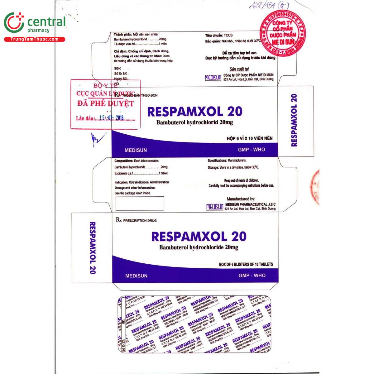 respamxol 20 2 V8535