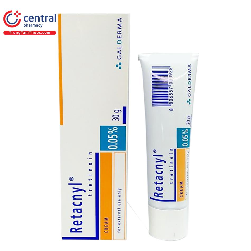 [CHÍNH HÃNG] Thuốc Retacnyl 0.05% bay mụn trứng cá, hết sần trên da