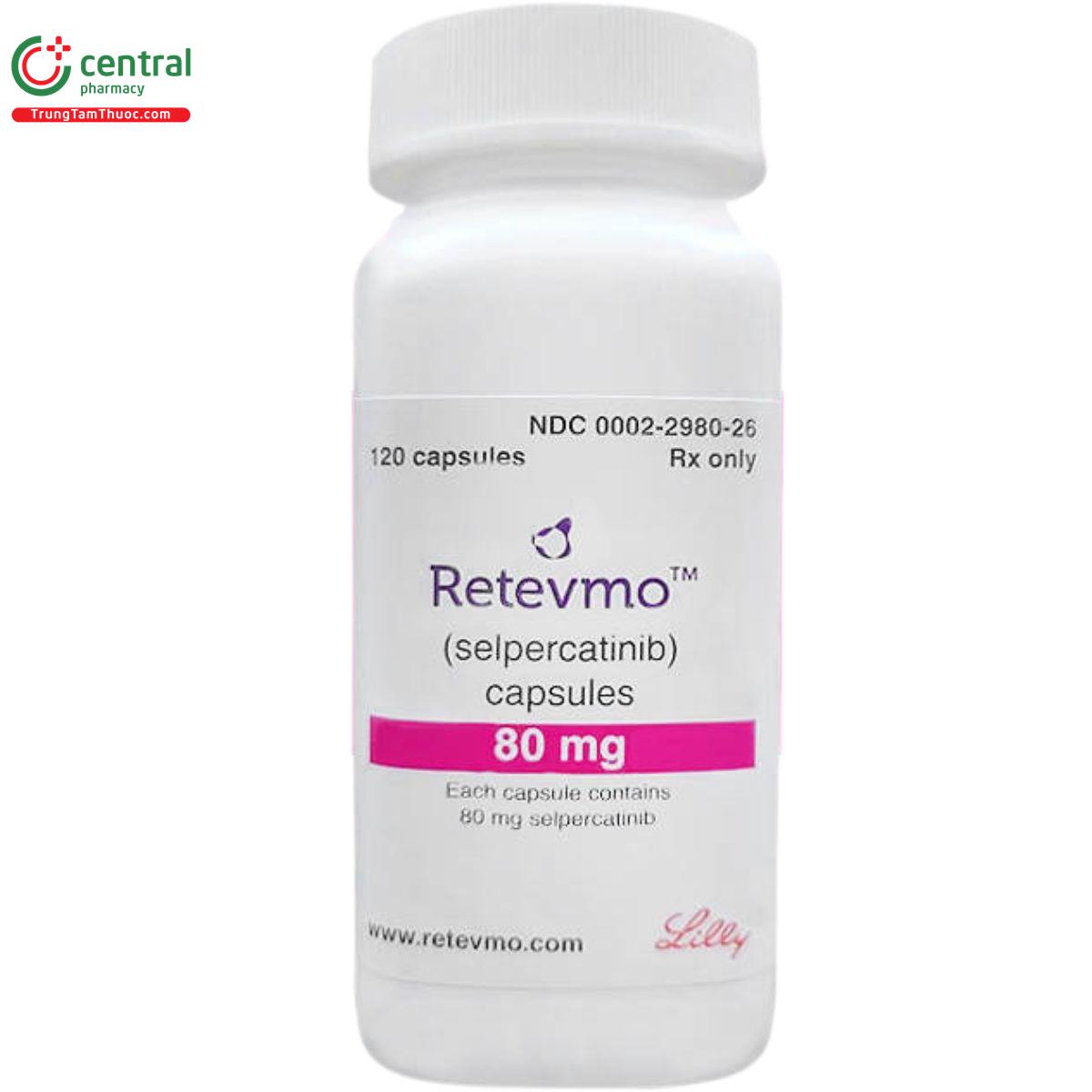 Thuốc Retevmo 80mg - điều trị Ung thư phổi không tế bào nhỏ (NSCLC)