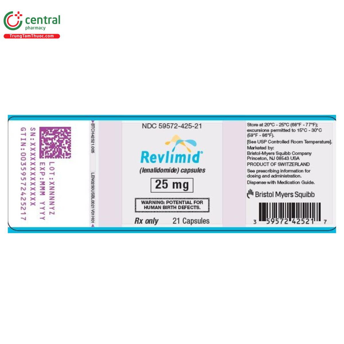 revlimid 25mg 2 N5581