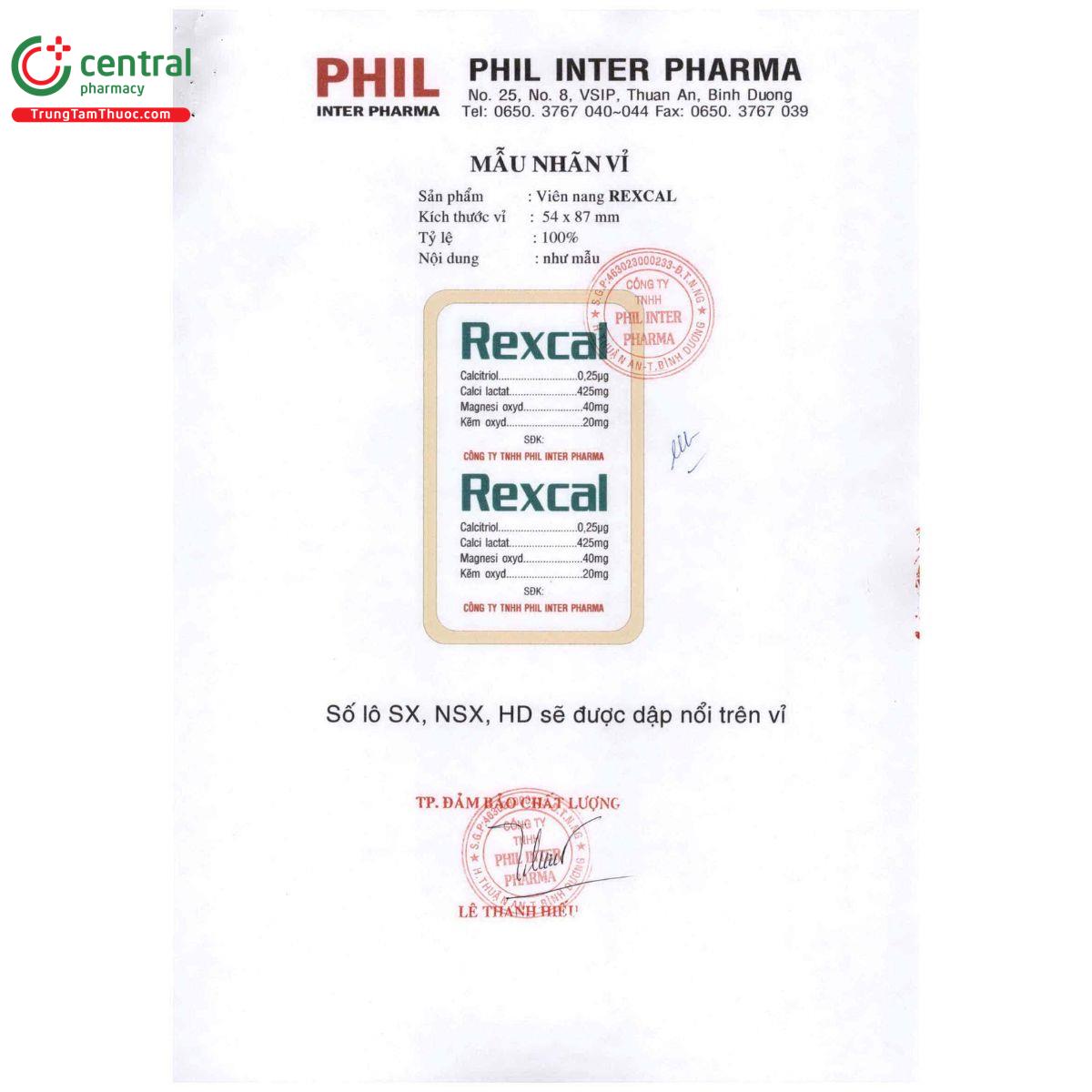 rexcal 5 A0850 rexcal 5 A0850