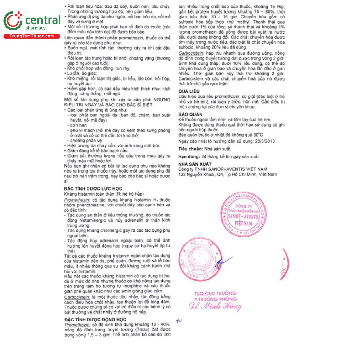 rhinathiol promethazin 1 D1280 rhinathiol promethazin 1 D1280