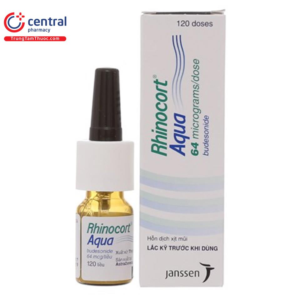 Thuốc xịt mũi Rhinocort Aqua - thuốc điều trị viêm mũi dị ứng