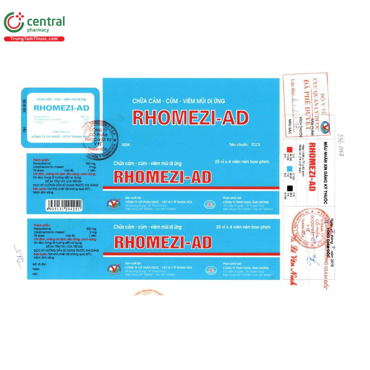 rhomezi ad 2 Q6627