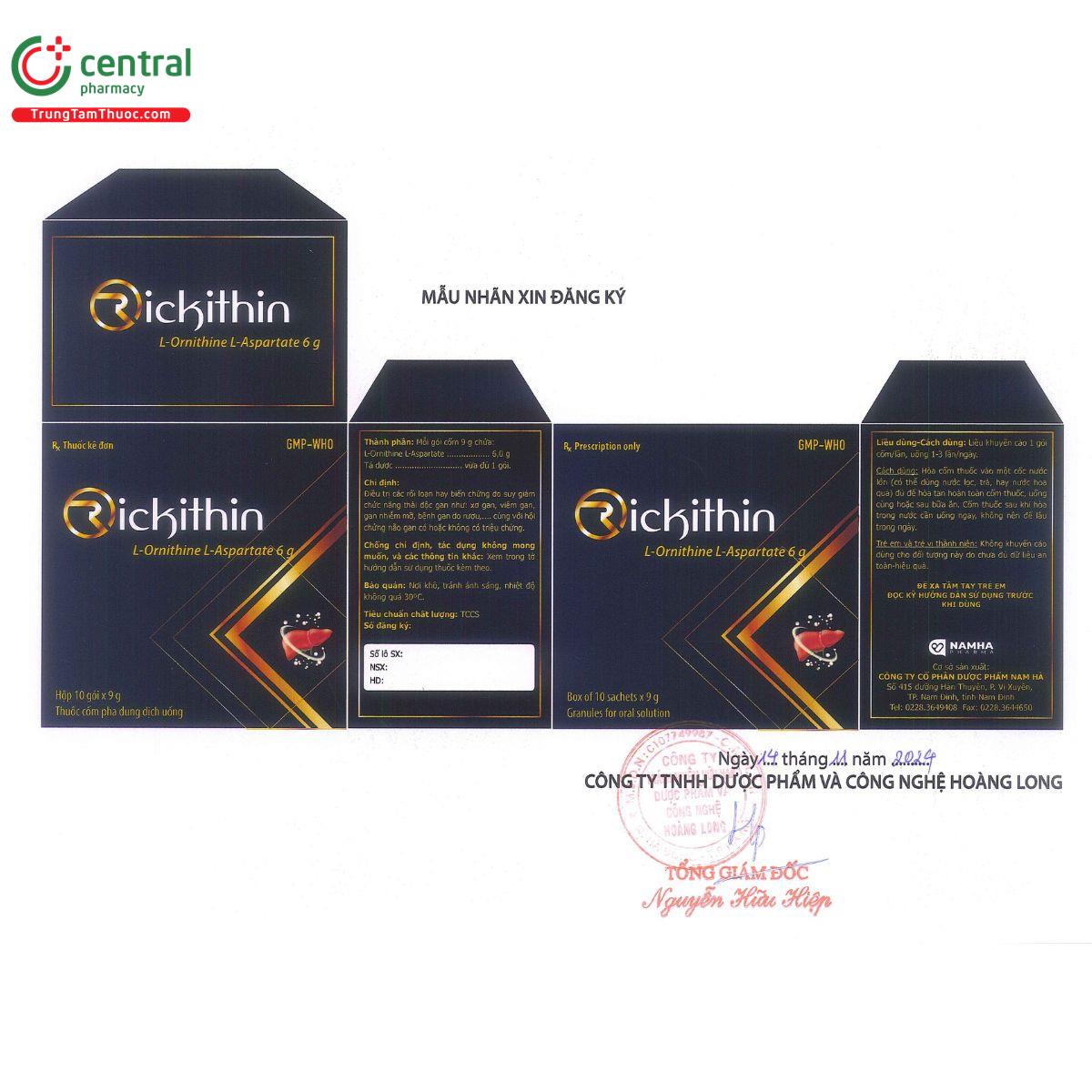 rickithin 6g D1278 rickithin 6g D1278