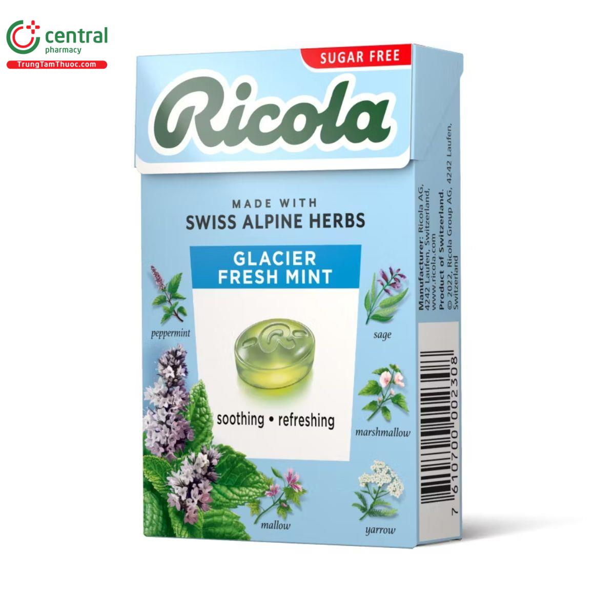 ricola glacier fresh mint 1 O5518