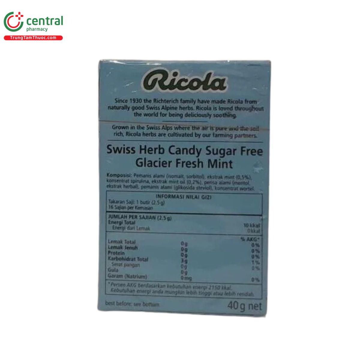 ricola glacier fresh mint 5 K4645