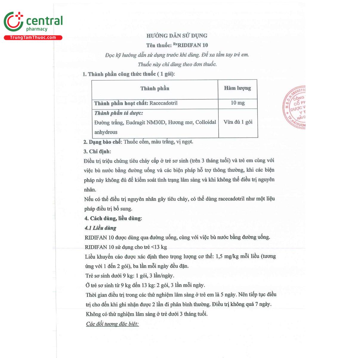 ridifan 10mg 4 G2885 ridifan 10mg 4 G2885