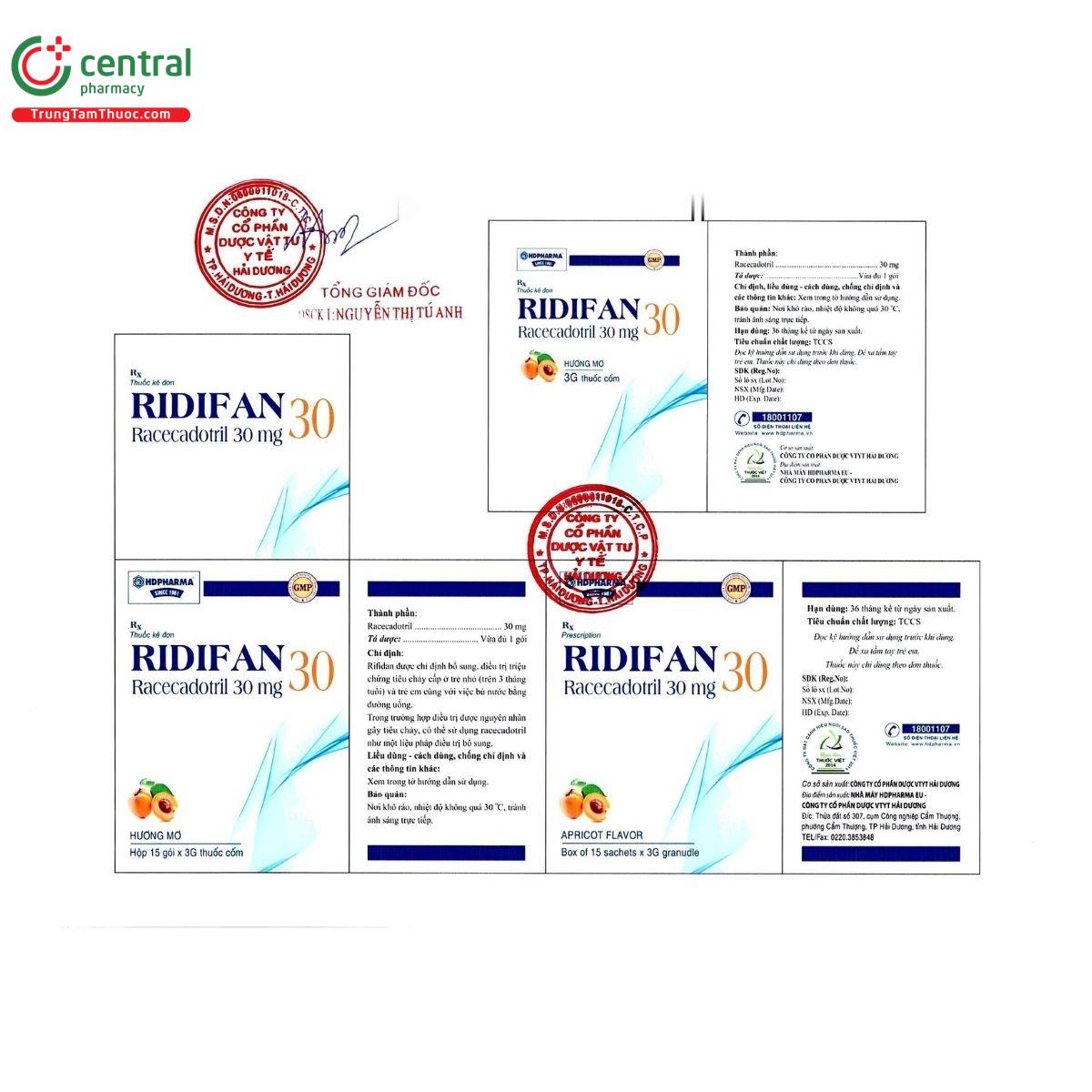 ridifan 30mg B0107