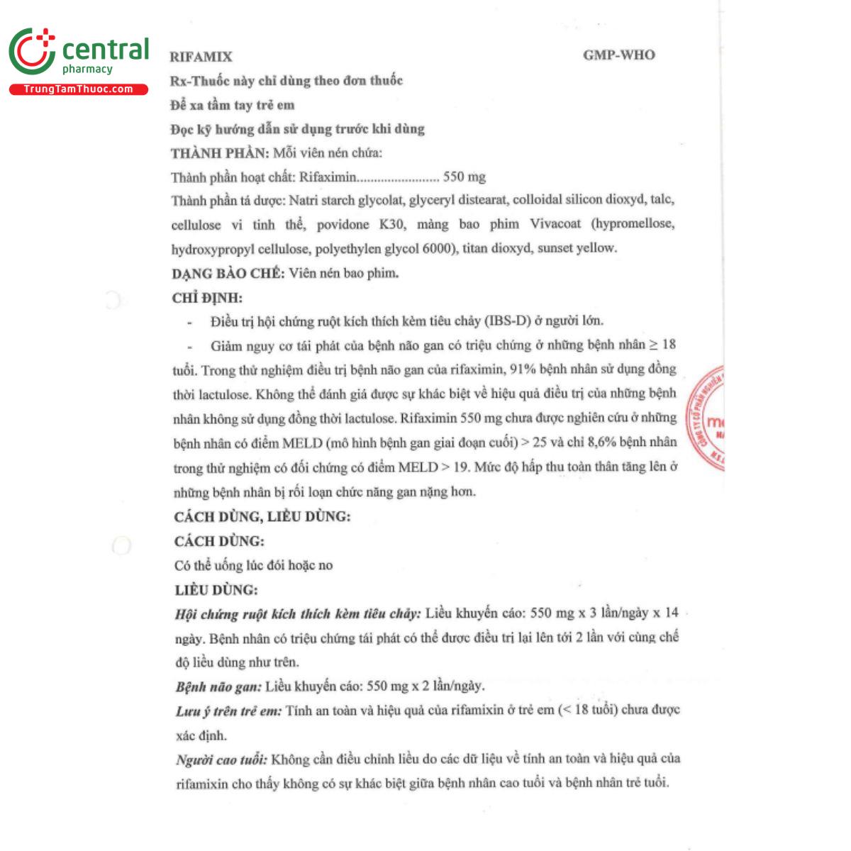 rifamix 550mg 4 U8152 rifamix 550mg 4 U8152