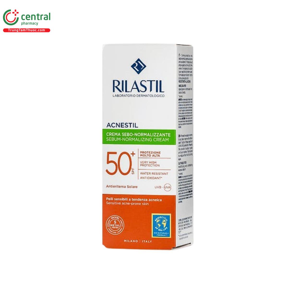 rilastil acnestil sebum normalizing cream spf 50 4 D1702