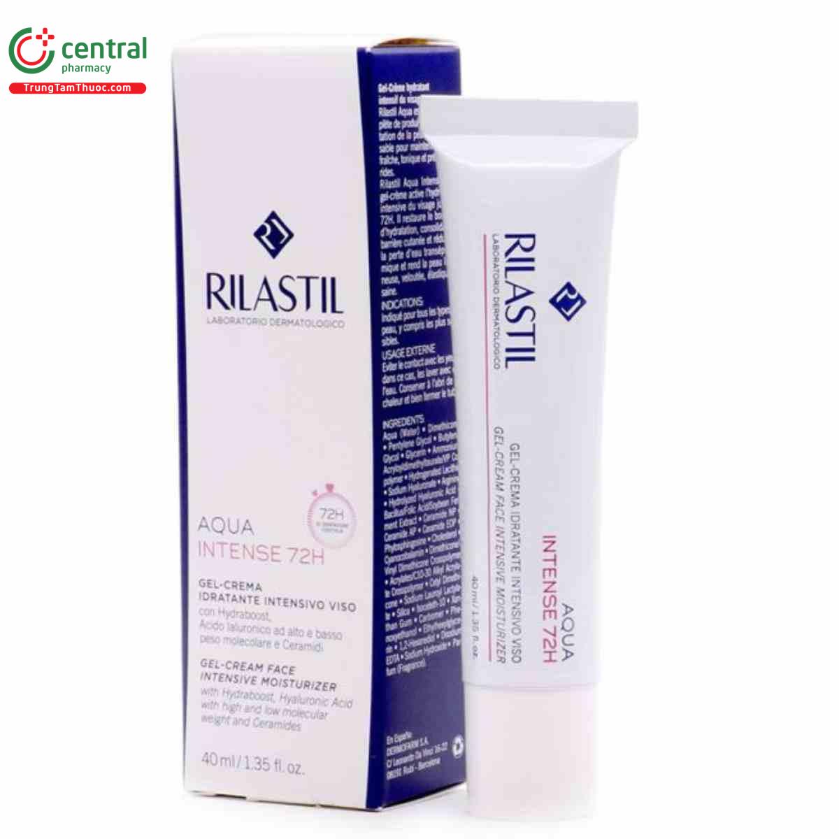 rilastil aqua intense gel cream 72h 40ml 2 O5680