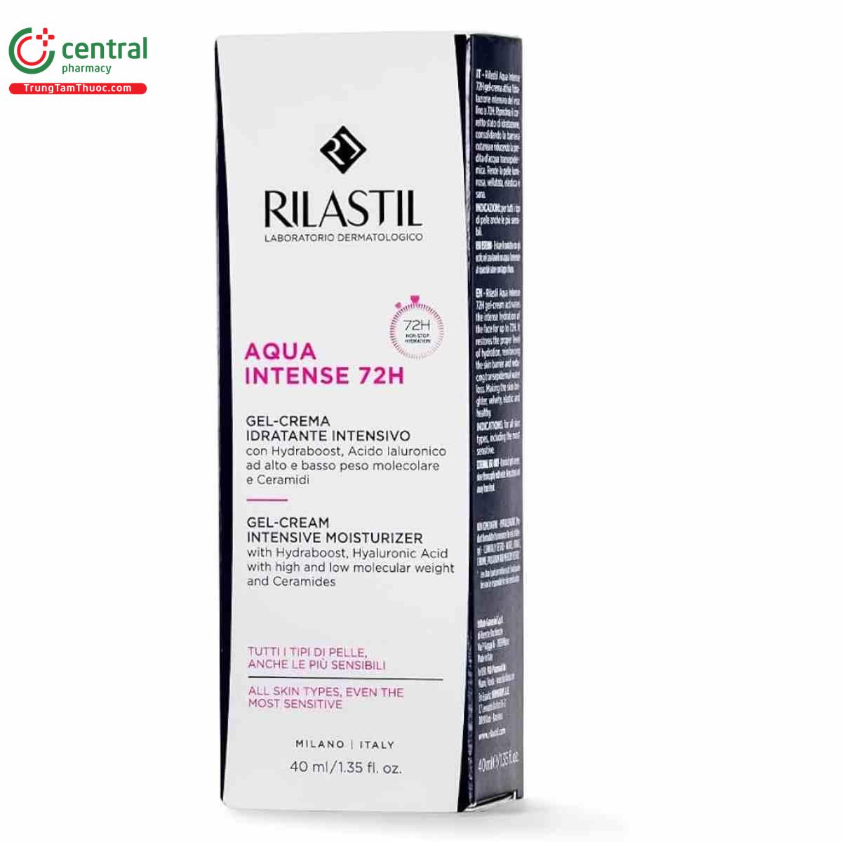 rilastil aqua intense gel cream 72h 40ml 5 F2668