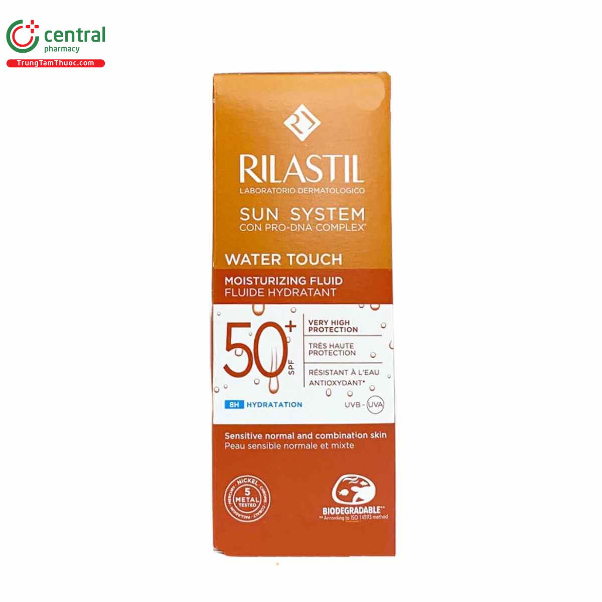 rilastil sun system water touch moisturizing fluid spf 50 2 G2864