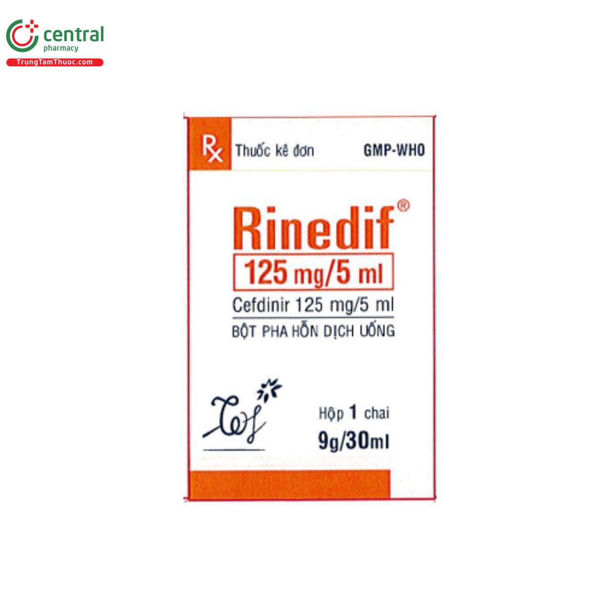 rinedif 125mg5ml 2 T8684
