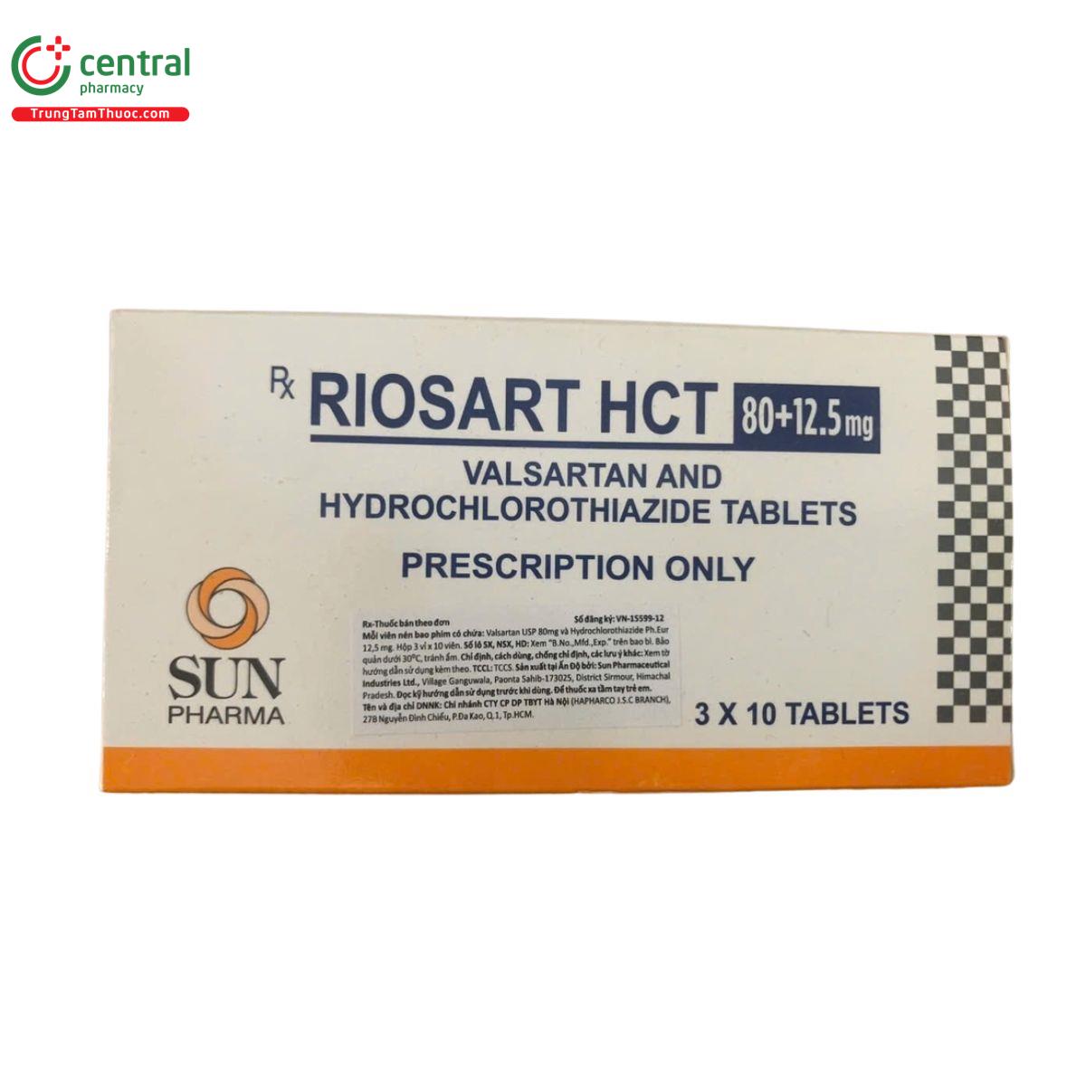 riosart hct 80 125mg 1 S7540 riosart hct 80 125mg 1 S7540
