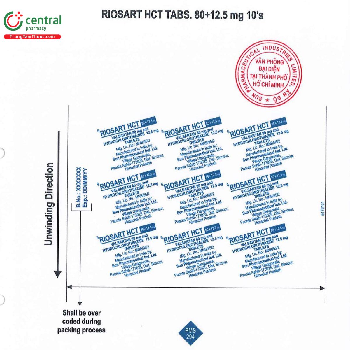 riosart hct 80 125mg 4 G2340 riosart hct 80 125mg 4 G2340