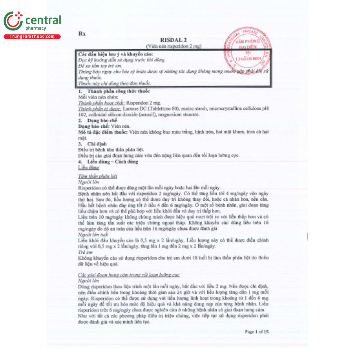 risdal 2mg 3 L4856 risdal 2mg 3 L4856