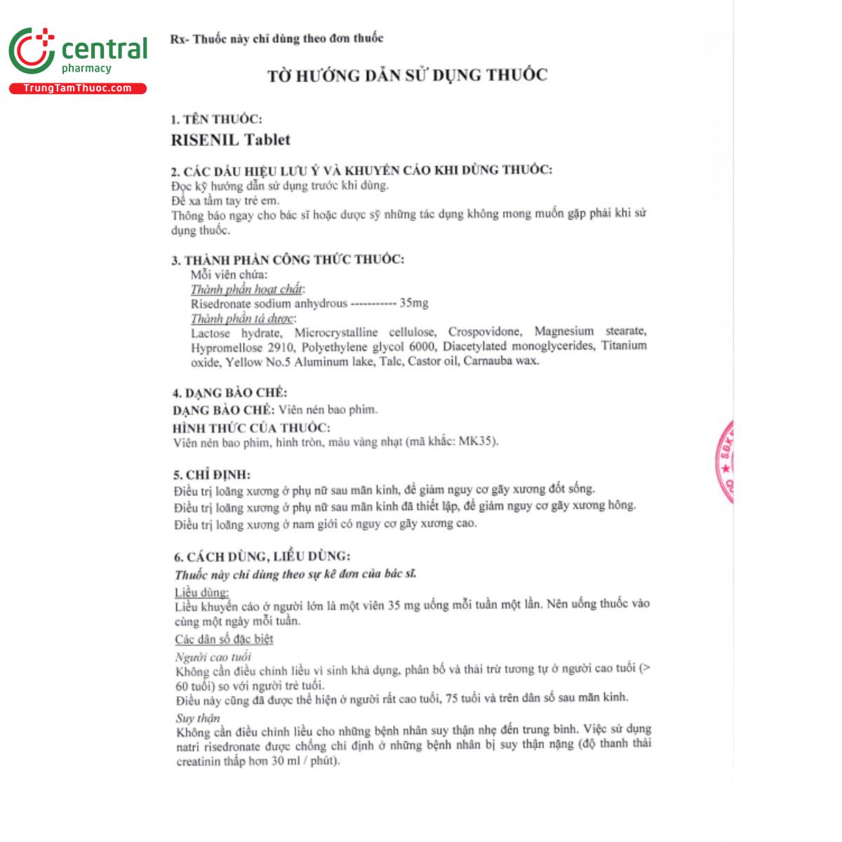 risenil tablet 35mg 4 F2521