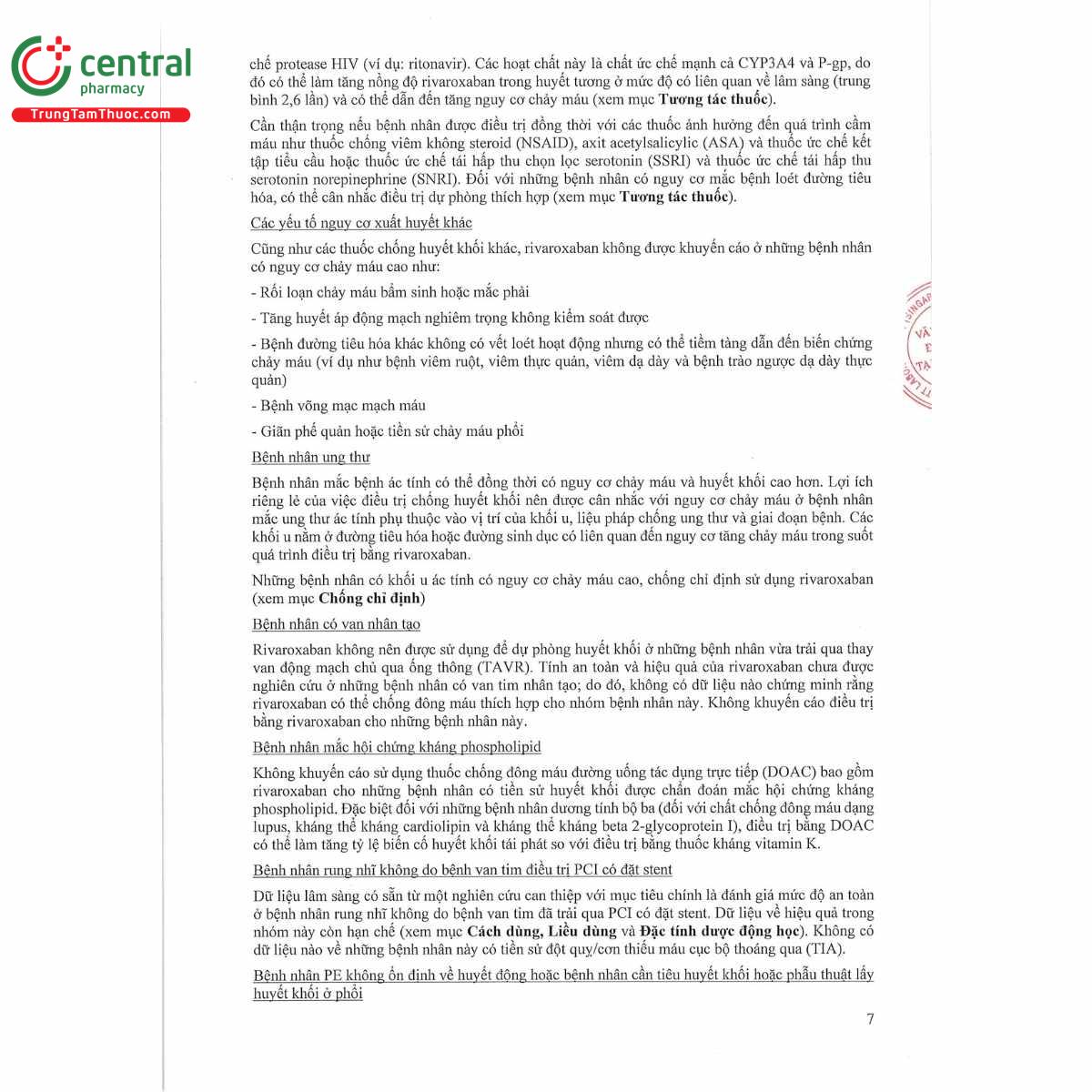 rivacryst 15mg 15 J3805