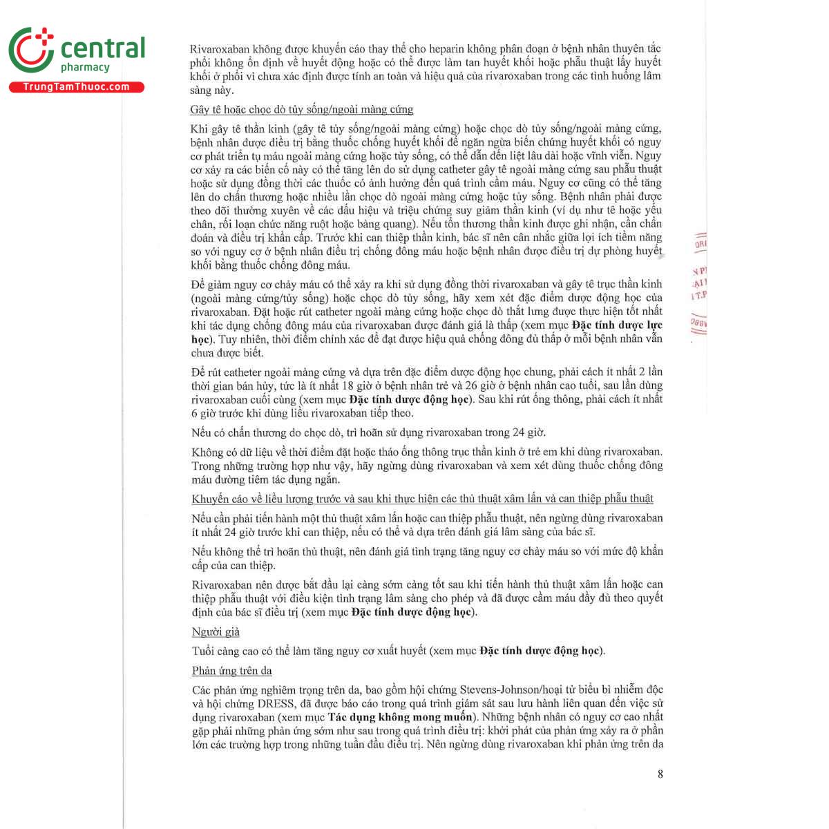 rivacryst 15mg 16 D1258