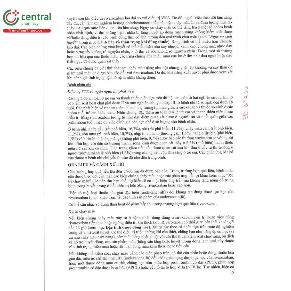 rivacyst 20mg 18 L4886