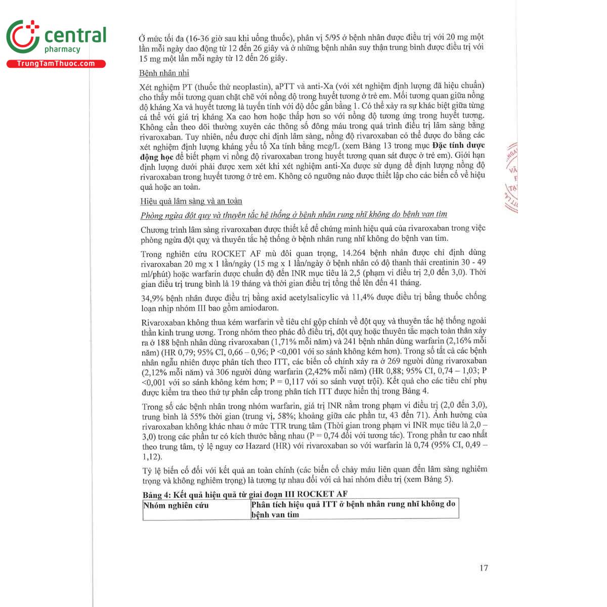 rivacyst 20mg 20 B0161