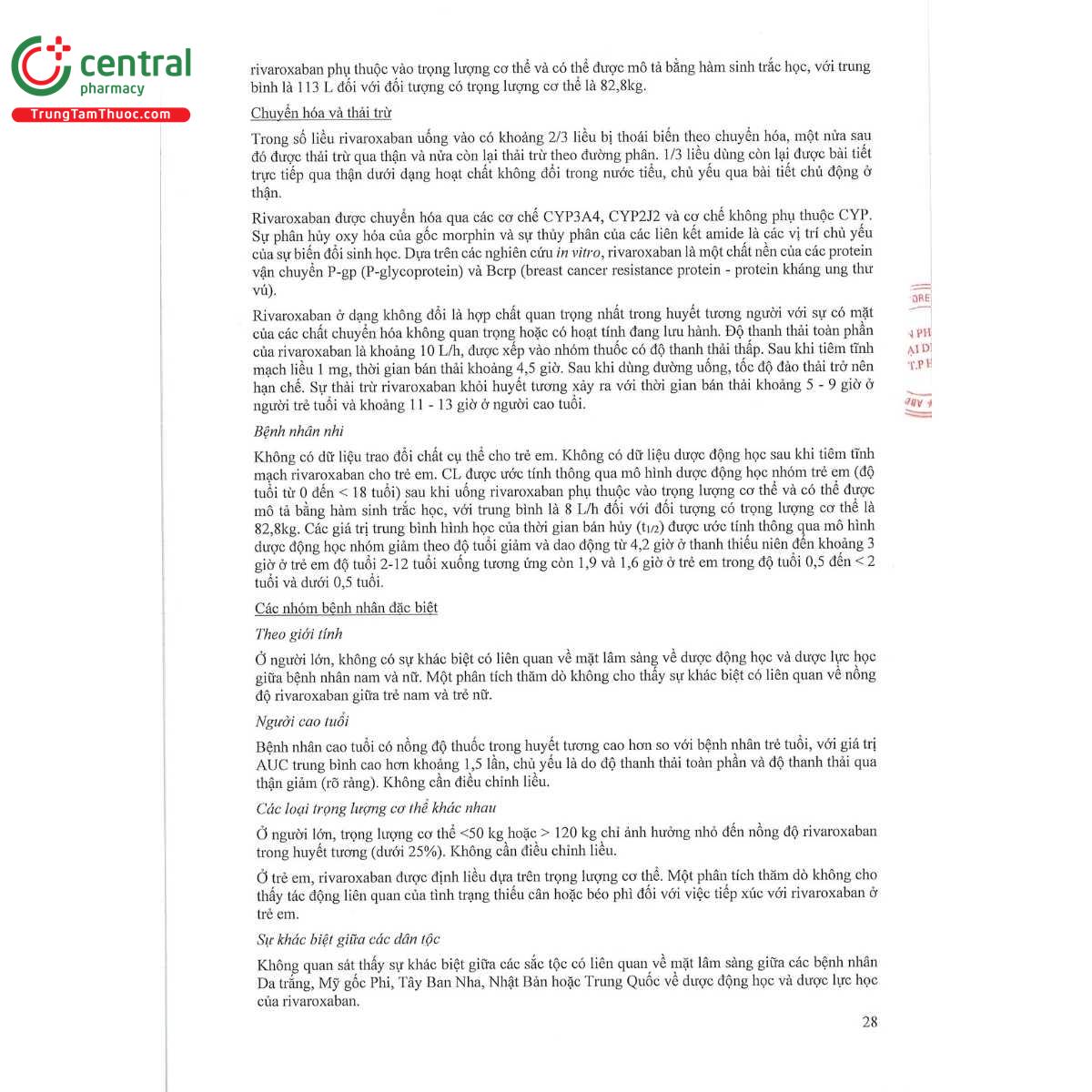 rivacyst 20mg 31 J3020