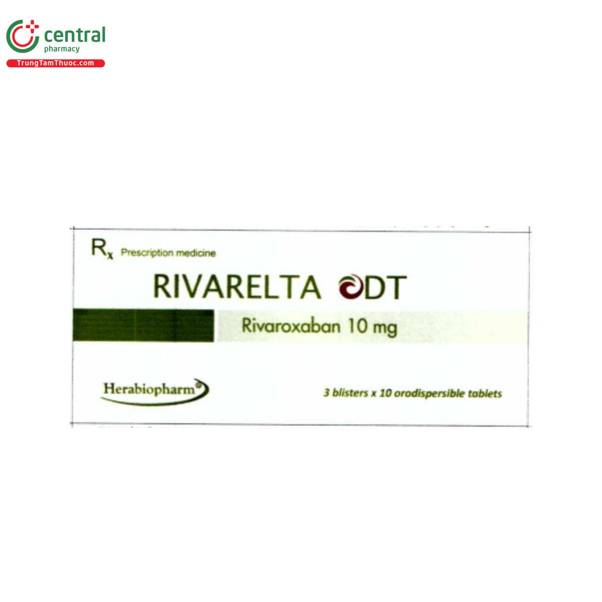 rivarelta odt 10mg 2 T7651 rivarelta odt 10mg 2 T7651