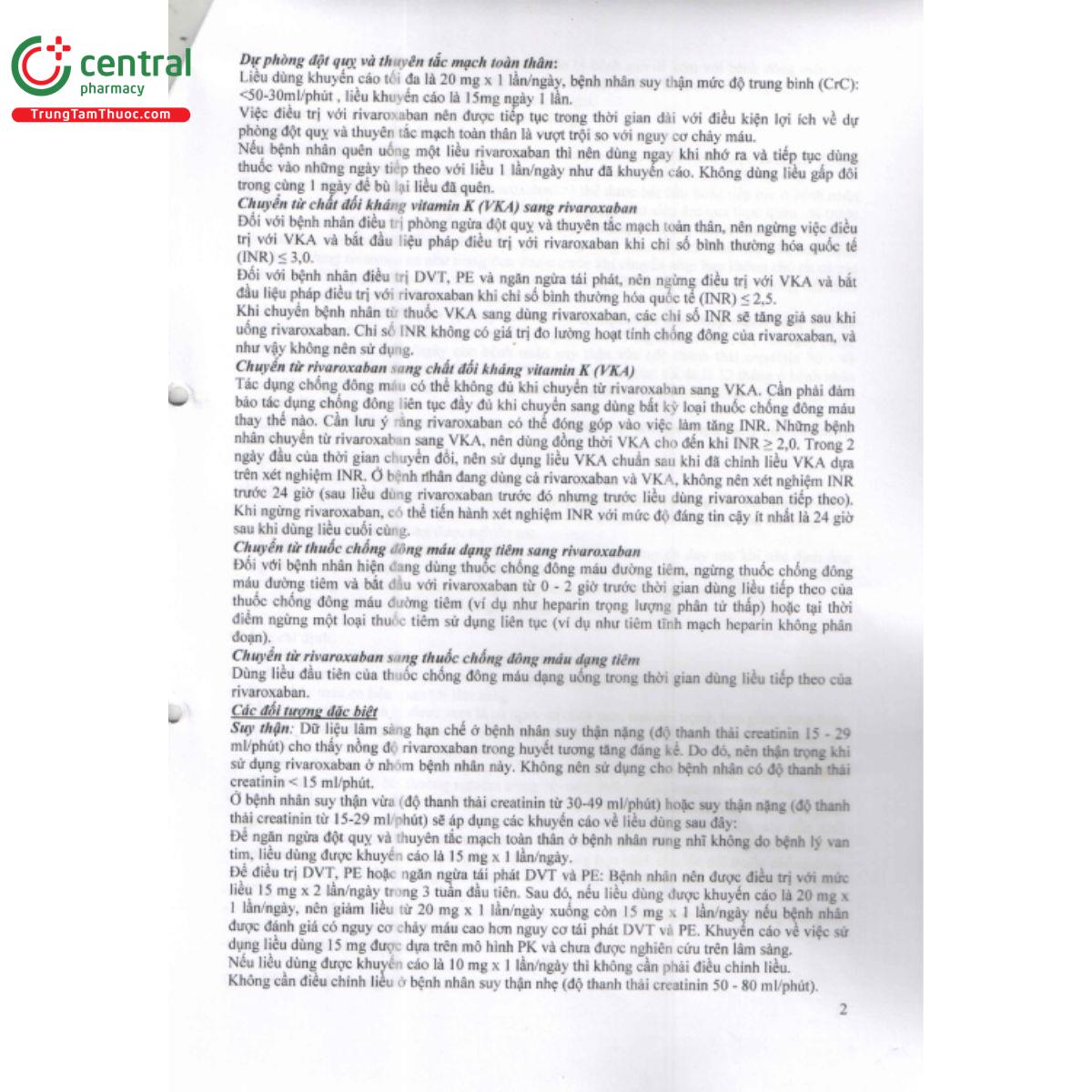 rivaroxaban 5a farma 15mg 4 D1014