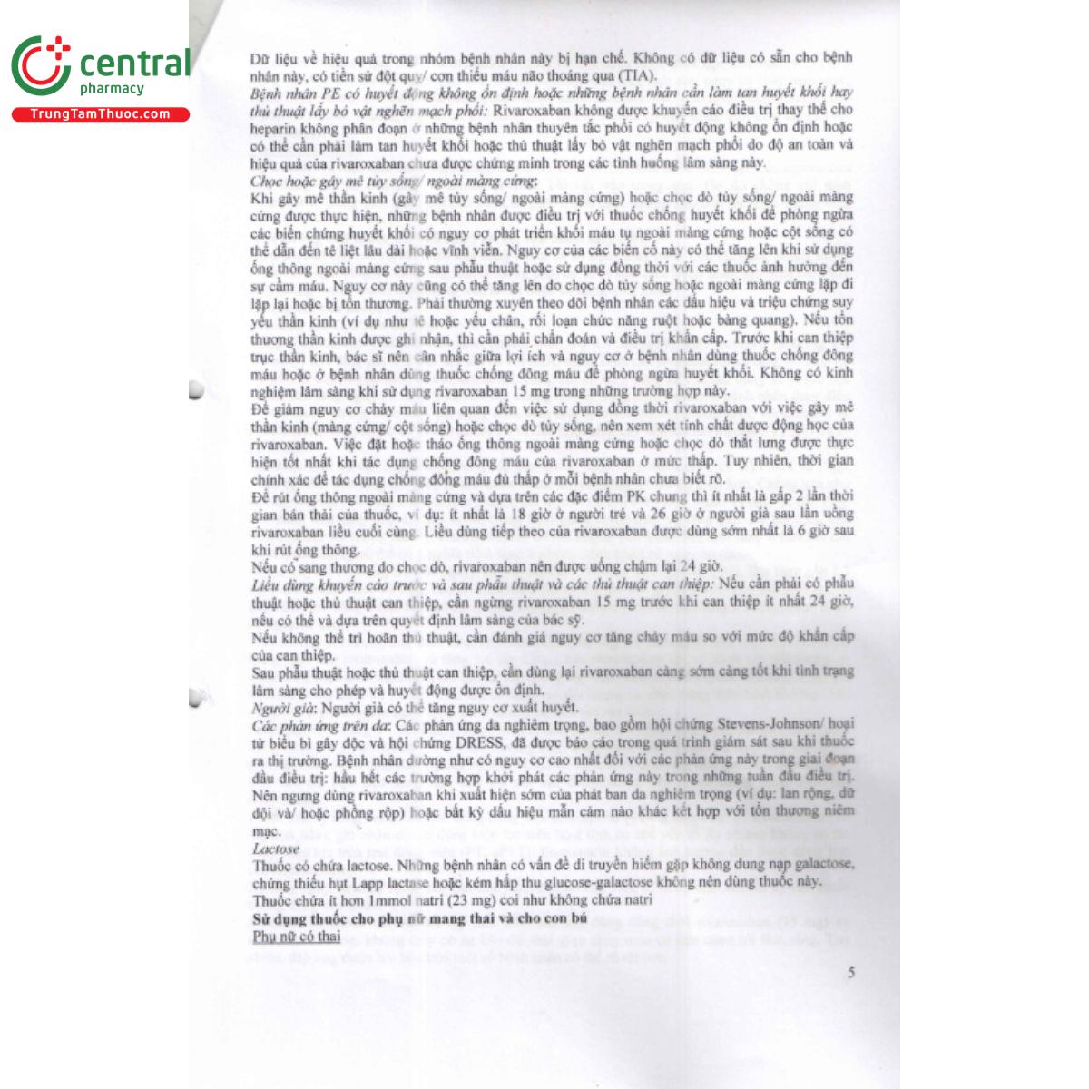 rivaroxaban 5a farma 15mg 7 T8466