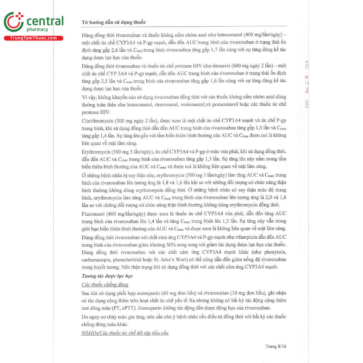 rivaroxaban mcn 15 odt 11 O6255