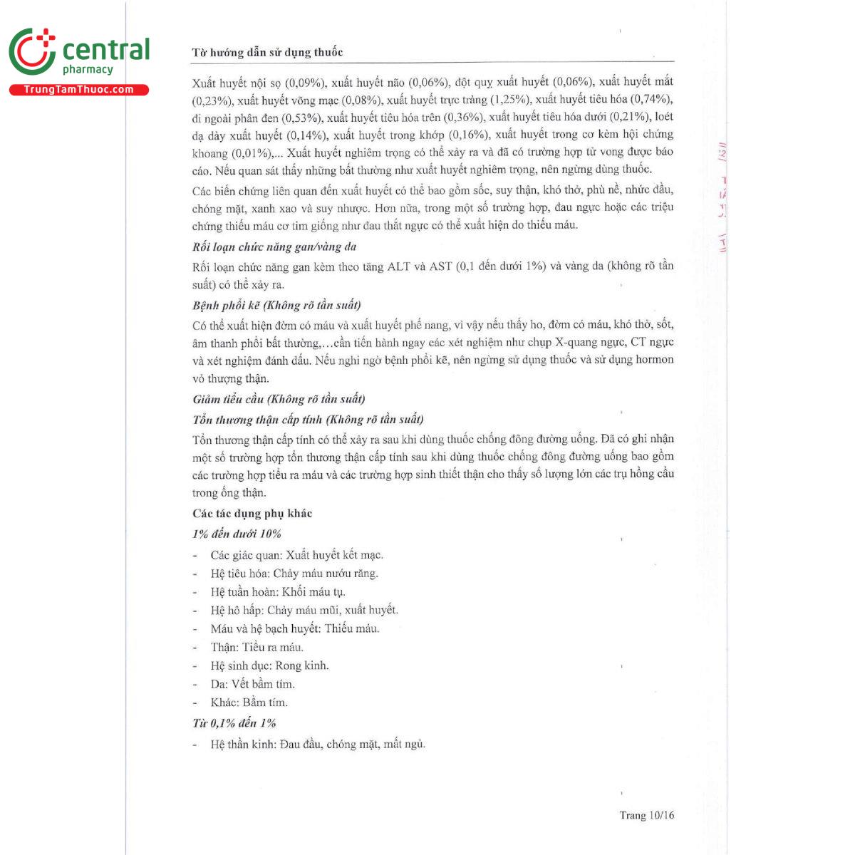 rivaroxaban mcn 15 odt 13 J3276