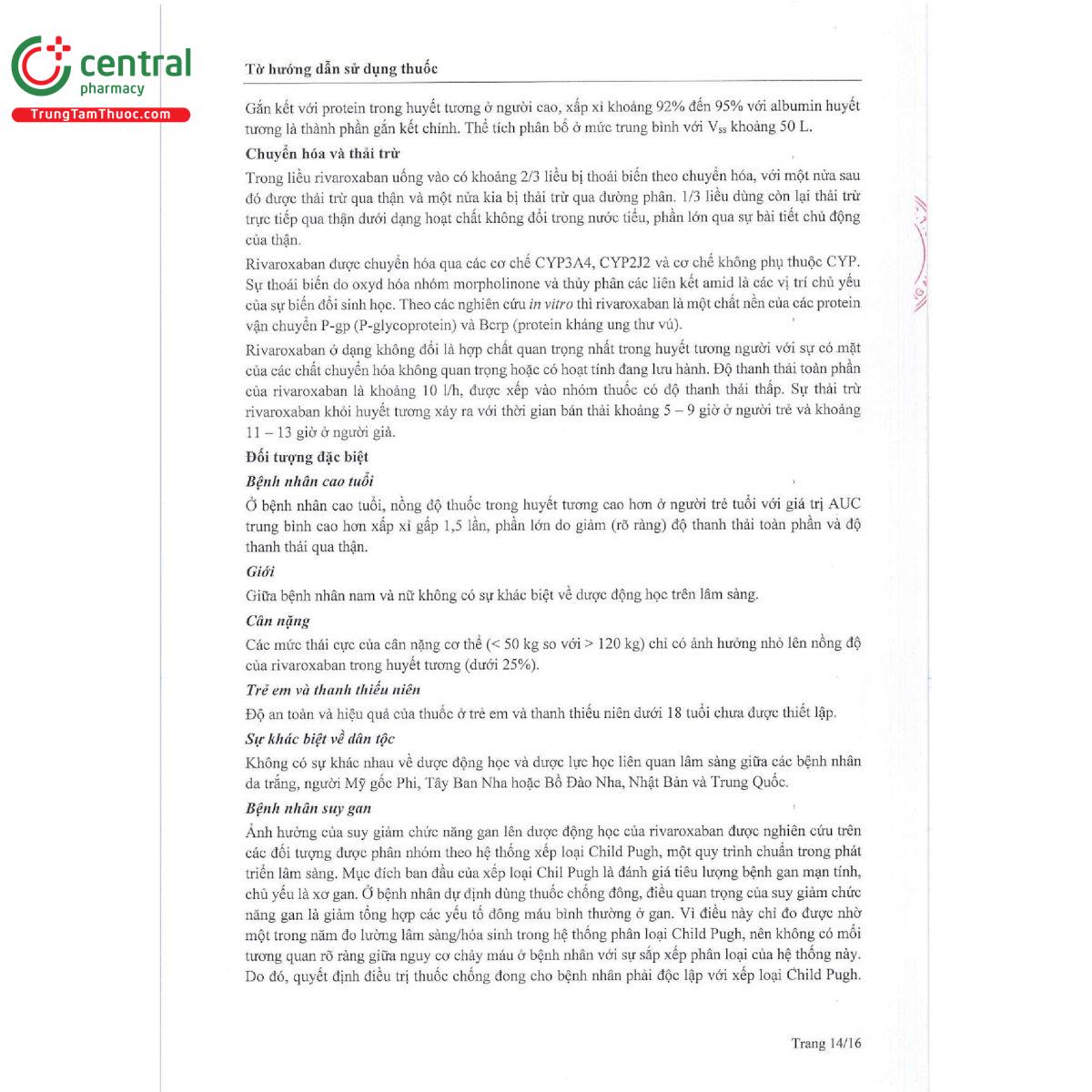 rivaroxaban mcn 15 odt 17 G2210